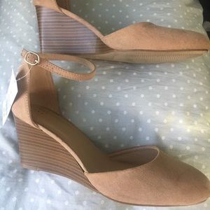 A New Day Target Brand Nude Wedges